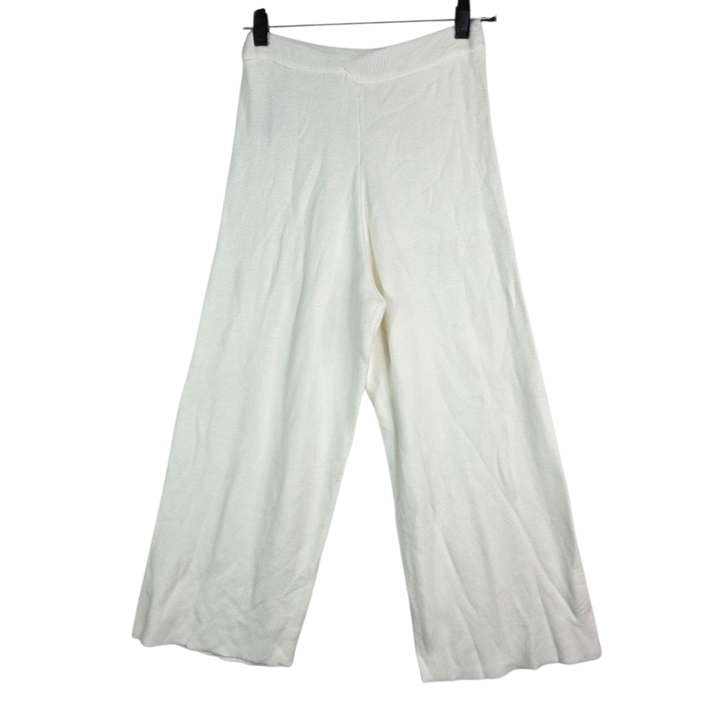 Oysho knit wideleg 3/4 pants